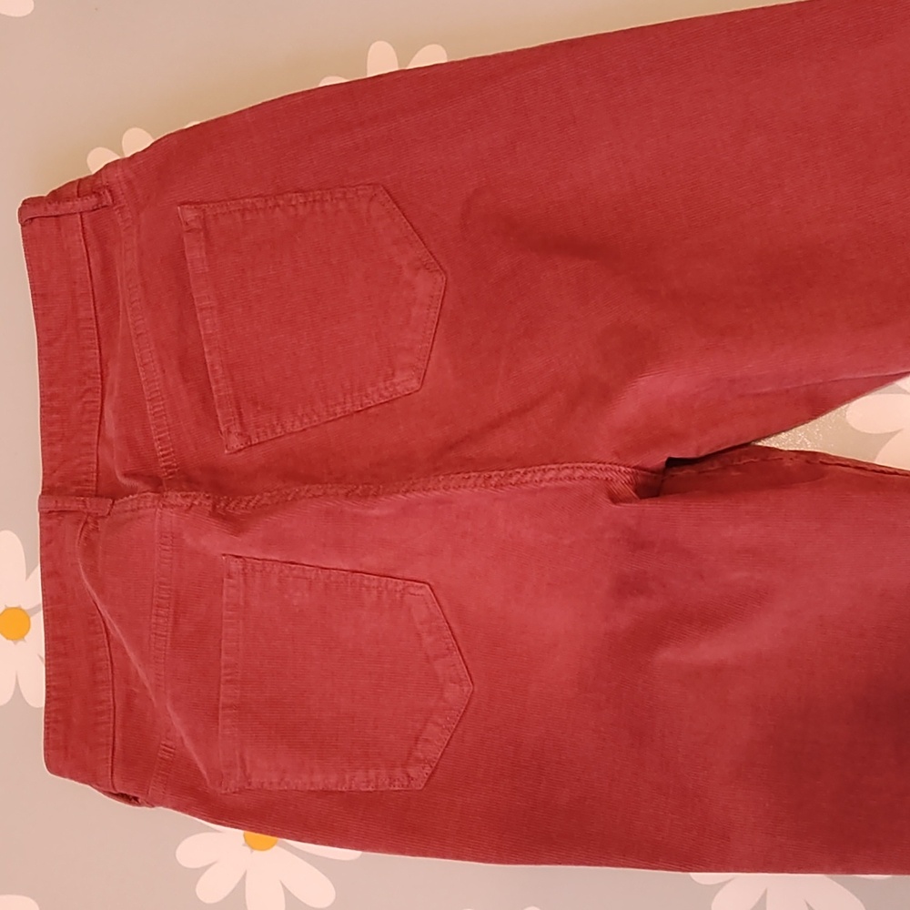 Old Navy salmon color corduroy high rise flare pant. - Picture 4 of 4